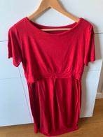 Red casual maternity dress - M, Kleding | Dames, Zwangerschapskleding, Jurk, Maat 38/40 (M), Zo goed als nieuw, Ophalen