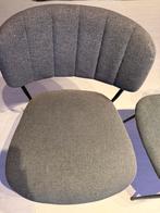 Eetkamerstoelen 4x, Huis en Inrichting, Ophalen, Grijs, Stof, Vier