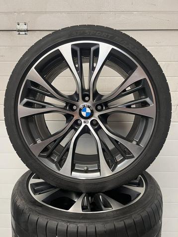 21’’ BMW X3 X4 F25 F26 VELGEN ZOMERBANDEN ORIG TPMS ST 599M beschikbaar voor biedingen