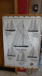 Decoratief muurdoek (boot van Pen Duick), Ophalen of Verzenden