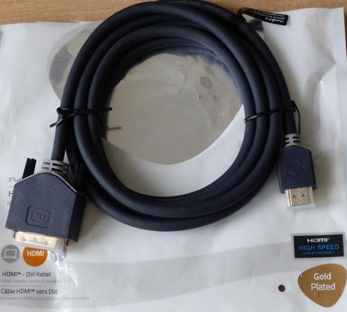 Nedis kabel HDMI-DVI - HDMI-aansluiting - DVI-D mannelijk 24, Computers en Software, Pc- en Netwerkkabels, Nieuw, Ophalen