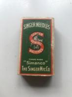 Antiek SINGER naaldendoosje (met naalden) (nr479), Ophalen of Verzenden