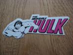 Vintage Sticker Witte The Incredible Hulk, Verzamelen, Stickers, Ophalen of Verzenden, Nieuw, Strip of Tekenfilm