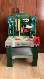 Theo Klein Bosch Work-Station werkbank + boormachine, Gebruikt, Bouwen, Ophalen