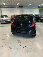 Opel corsa benzine gekeurd garantie, Auto's, Voorwielaandrijving, Zwart, 4 cilinders, Leder en Stof