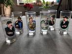 6 verres Paramount-Pictures (2011) thème Tintin, Ophalen of Verzenden, Nieuw, Waterglas