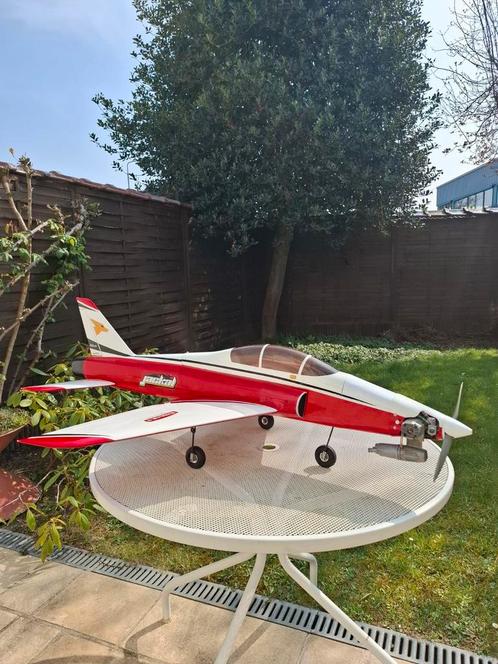 Jackal "prop jet" Hangar 9, Hobby en Vrije tijd, Modelbouw | Radiografisch | Vliegtuigen, Gebruikt, Nitro, RTF (Ready to Fly)