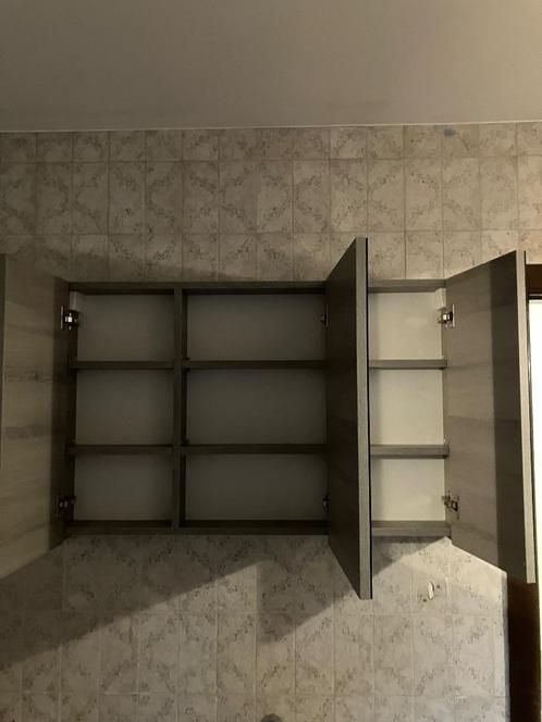 3-delige badkamer spiegelkast (NIEUW IN DOOS!), Huis en Inrichting, Badkamer | Badkamermeubels, Nieuw, Spiegelkast, Minder dan 100 cm