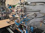 partij retro koersfietsen 11 stuks + onderdelen, Fietsen en Brommers, Ophalen