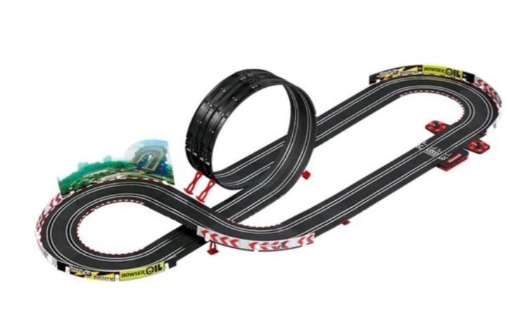 Racebaan Mario Kart incl nieuwe jump, Kinderen en Baby's, Speelgoed | Racebanen, Zo goed als nieuw, Racebaan, Carrera, Met looping