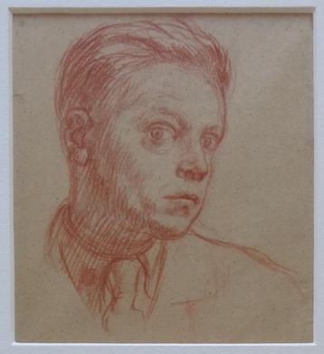 ALBERT VAN DYCK / ZELFPORTRET / ORIGINEEL / 61x48cm / KADER beschikbaar voor biedingen