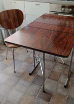 Formica klaptafel en stoel, Huis en Inrichting, Tafels | Eettafels, Ophalen, Zo goed als nieuw