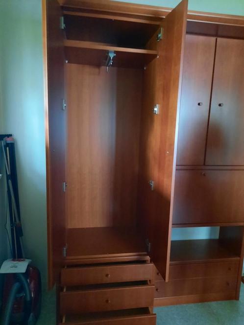 GARDEROBEKAST HÜLSTA + secretaire/kluisje (KERSELAAR), Huis en Inrichting, Kasten | Kleerkasten, Zo goed als nieuw, Ophalen