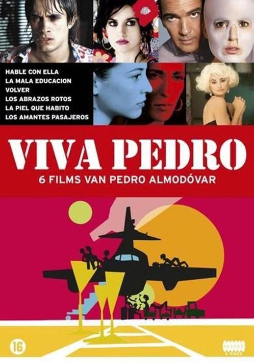 DVD BOX 6 Almodóvar films 'Viva Pedro', Nieuw, Cd's en Dvd's, Dvd's | Filmhuis, Zo goed als nieuw, Spanje, Boxset, Vanaf 16 jaar