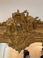 Grote antieke vergulde spiegel - perfecte staat, Antiek en Kunst, Ophalen, Rechthoekig, 100 tot 150 cm, 200 cm of meer