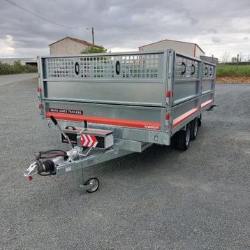 Brian James TIPPER kiepwagen 4,00m x 2,00m beschikbaar voor biedingen
