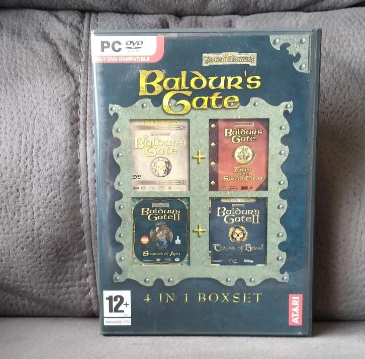 Baldur's Gate collectie (PC DVD), Games en Spelcomputers, Games | Pc, Zo goed als nieuw, Role Playing Game (Rpg), 1 speler, Vanaf 12 jaar