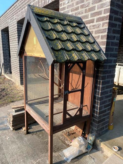Vogelhok/vogelkooi/voliere voor buiten, Dieren en Toebehoren, Pluimvee | Toebehoren, Gebruikt, Ophalen