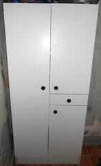 Meuble de rangement armoire blanche de chambre à coucher ou, Maison & Meubles, 25 à 50 cm, Avec tiroir(s), 150 à 200 cm, Enlèvement