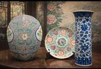 Antiek Chinese vazen en bord, Ophalen