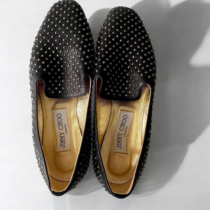 Mocassins Jimmy Choo (achetés pour 720€), Vêtements | Femmes, Chaussures, Comme neuf, Sabots, Noir, Enlèvement ou Envoi