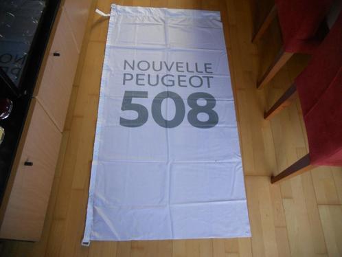 vlag "nouvelle Peugeot 508", Collections, Marques & Objets publicitaires, Neuf, Panneau publicitaire, Enlèvement ou Envoi