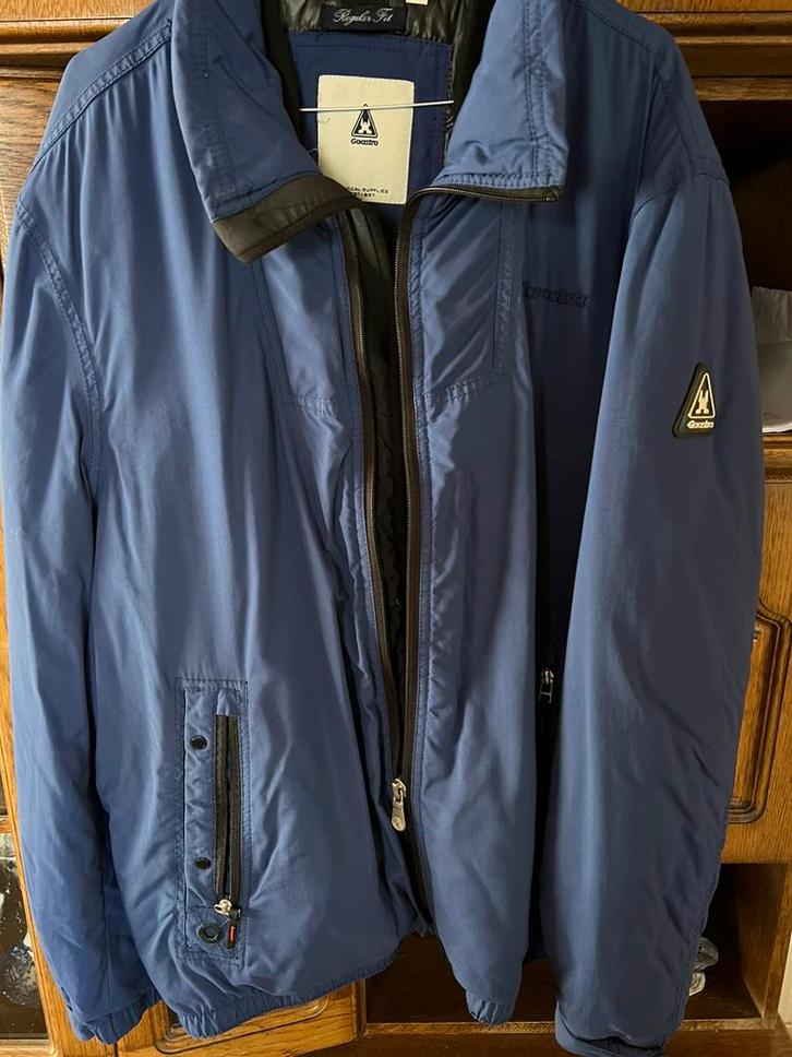 GAASTRA HEREN JAS BLAUW XL/XXL, Kleding | Heren, Jassen | Zomer, Zo goed als nieuw, Maat 56/58 (XL), Blauw, Ophalen of Verzenden