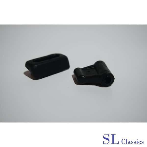 Clipset Zwart voor de zonnekleppen Mercedes-Benz SL, Auto-onderdelen, Interieur en Bekleding, Mercedes-Benz, Nieuw, Ophalen of Verzenden