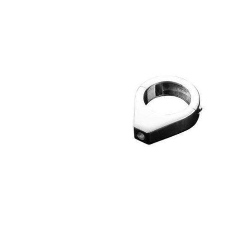Klem voor richtingaanwijzers op voorvork, Ø38 mm, Chroom - M, Motoren, Accessoires | Overige, Nieuw, Verzenden