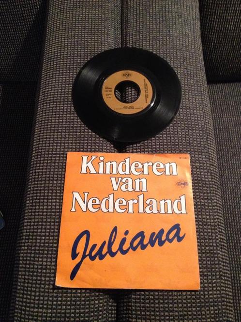 Single Juliana Kinderen van Nederland 1979 CNR Wilhelmus, Cd's en Dvd's, Vinyl Singles, Zo goed als nieuw, Single, Nederlandstalig