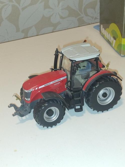 SCHAALMODELLEN: MASSEY FERGUSON, KOMATSU, CAT, Hobby en Vrije tijd, Modelbouw | Auto's en Voertuigen, Zo goed als nieuw, Overige typen