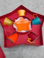 geschenkset 5 kleurrijke tassen Maisons du monde - stervorm