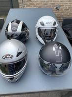 Lot helmen en handschoenen, Motoren, Kleding | Motorhelmen, Ophalen, XL, Systeemhelm