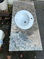 Spoelbak badkamer in graniet, Ophalen, Zo goed als nieuw