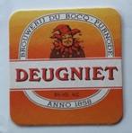 Bierviltje "Deugdniet' - Brij. Du Bocq - Purnode, Ophalen of Verzenden, Zo goed als nieuw, Viltje(s)