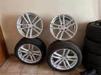 4alu velgen (2 met band) van BMW 5 reeks 2012 F10, Auto-onderdelen, Banden en Velgen, Ophalen, Band(en)