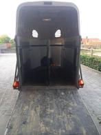 mentrailer, Ophalen, Gebruikt, Hout, 2-paards trailer
