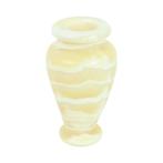 Kleine Vintage Vaas Egyptisch Marmer Sinai Pearl Jaren 80, Antiek en Kunst, Antiek | Vazen, Ophalen of Verzenden