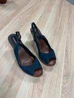 Dames schoen met hak maat 41, Kleding | Dames, Ophalen of Verzenden, Zo goed als nieuw, Blauw