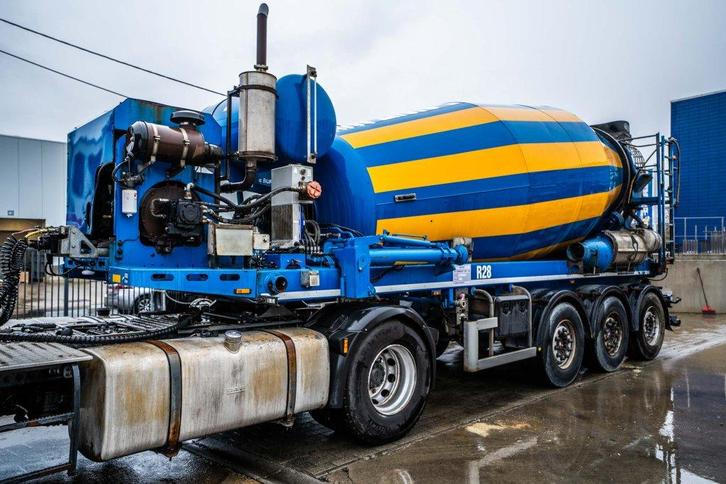 De Buf BETON MIXER/MISCHER/MALAXEUR-12M3-2020-MOTOR/MOTEUR, Auto's, Vrachtwagens, Bedrijf, Te koop, Aanhangers en Opleggers, Overige brandstoffen