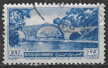 Libanon 1951 - Yvert 76 - De brug over de Nahr el-Kalb (ST) beschikbaar voor biedingen