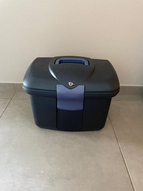 Poetsbox Mergil Donkerblauw, Dieren en Toebehoren, Paarden en Pony's | Verzorgingsproducten, Zo goed als nieuw, Ophalen