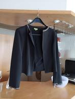 zwart jasje van K-design - XL - 20€, Vêtements | Femmes, Vestes & Costumes, Comme neuf, Noir, Taille 46/48 (XL) ou plus grande