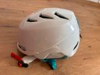 Skihelm en bril wit, Sport en Fitness, Ophalen, Zo goed als nieuw, Stokken