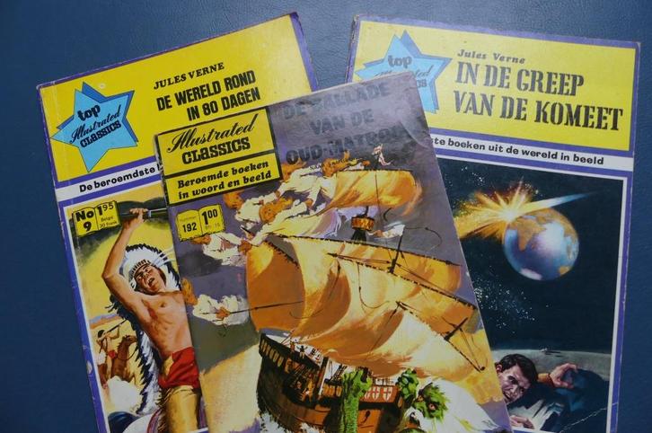 3 strips (Top) Illustrated Classics, Boeken, Stripverhalen, Gelezen, Meerdere stripboeken, Ophalen of Verzenden