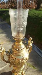 Magnifique lampe en bronze 74 cm de hauteur, Antiek en Kunst, Ophalen