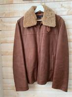 Heren blouson, Ophalen, Maat 52/54 (L), Bruin, Zo goed als nieuw