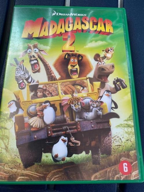 DVD Madagascar 2 dolkomische animatiefilm van Dreamworks, Cd's en Dvd's, Dvd's | Tekenfilms en Animatie, Zo goed als nieuw, Europees