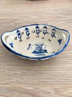 Vintage Delft Blauw schaaltje met molen motief, Ophalen of Verzenden