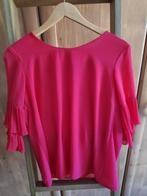roze blouse met plisse aan de mouwen, Kleding | Dames, T-shirts, Amélie & amélie, Ophalen of Verzenden, Zo goed als nieuw, Roze